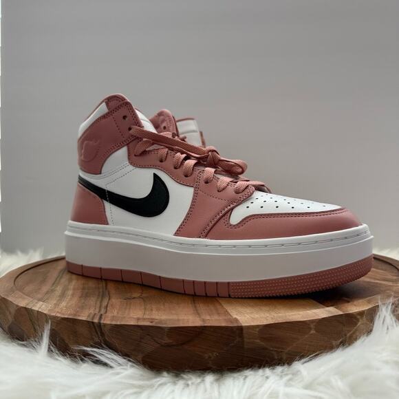 Nike Air Jordan 1 Elevate High Red Stardust Women's 12 Platform DN3253-601 - Picture 5 of 14